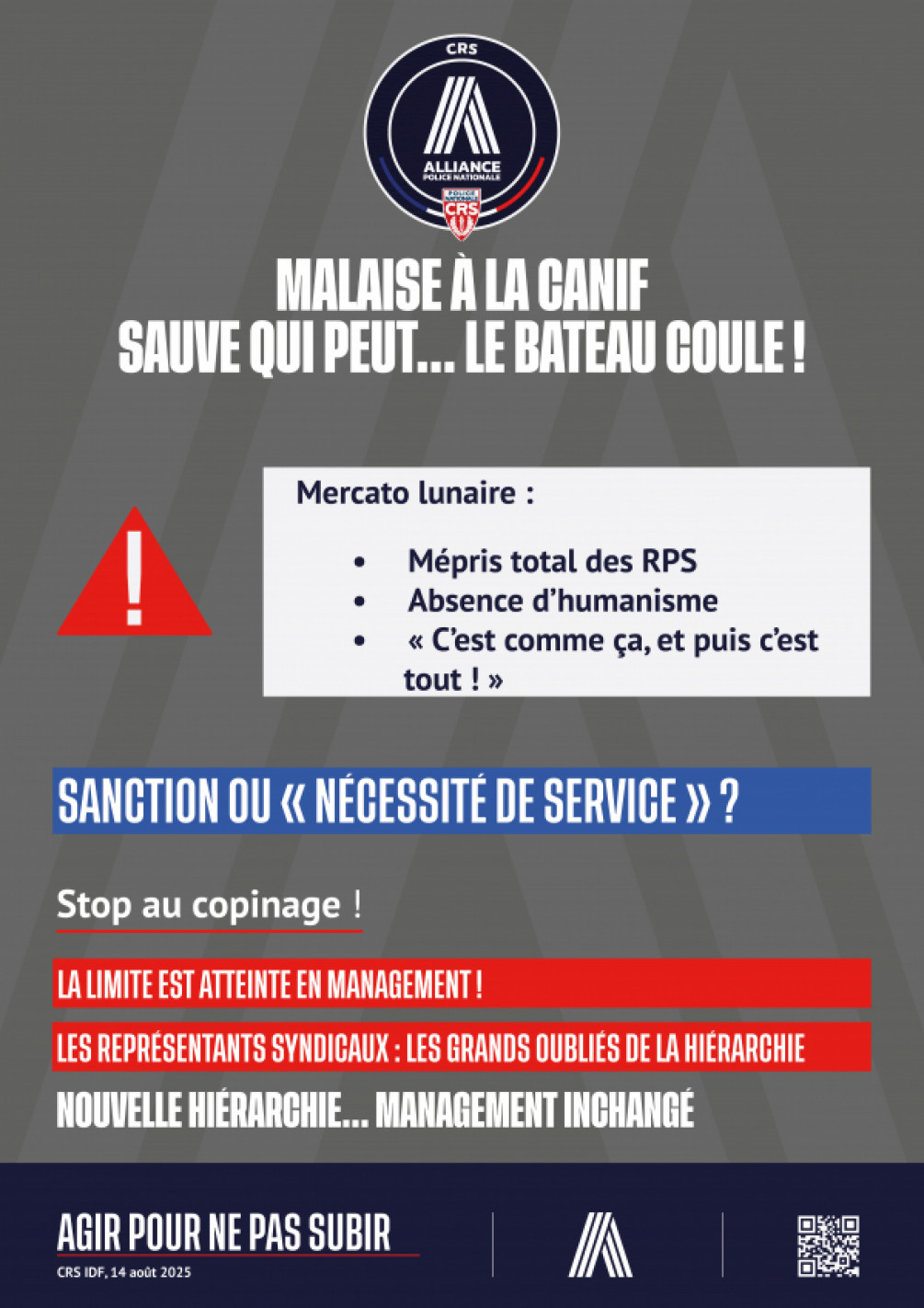 🚨MALAISE À LA CANIF🚨