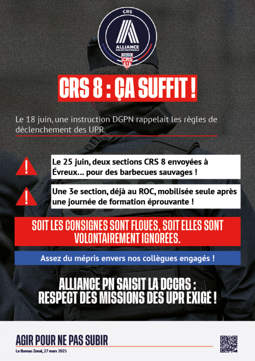 CRS 8 : ÇA SUFFIT !